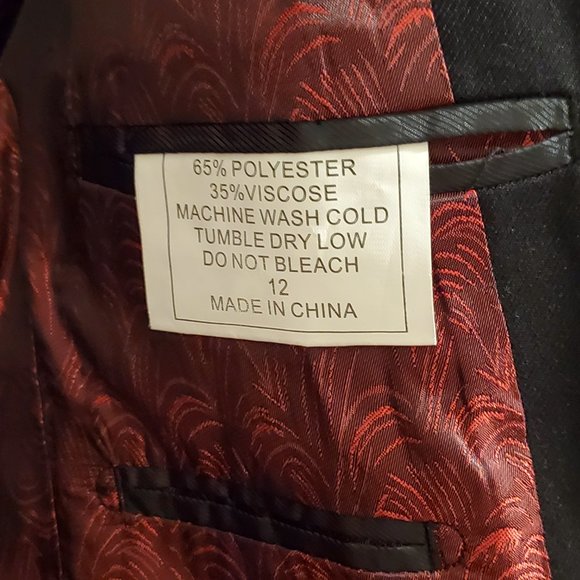 Boys Black James Morgan Blazer Sz 12 and Eighty Eight Long Sleeve Shirt Sz 14 - Picture 11 of 15